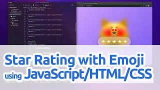 Star Rating with Emoji using JavaScript, CSS and HTML #JavaScript #CSS #HTML
