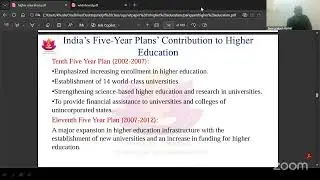 Lecture 6 || Education in Post-Independent India || Kothari Commission || NKC || Five-year plans