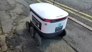 England  Uk Delivery Robots from your local Co-op of grocerys