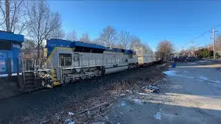 Chasing the First NS 264 Reroute (CSX Z618) on CSX Tracks From Worcester to Ayer (MA), 1/13/2026