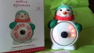 Hallmark Countdown to Christmas Ornament