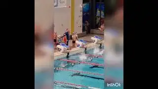 Elizabeth's last training session at her swimming club. 28 Feb 2022.