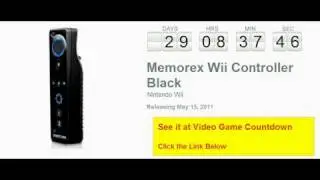 Memorex Wii Controller Black Wii Countdown