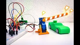 Шлагбаум для іграшкової машинки на Arduino / Arduino Barrier Gate for a Toy Car
