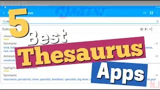 5 Best Thesaurus Apps