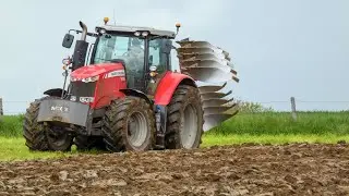 Labour | Sarl Plan&egrave;ze Agri R&eacute;coltes | Massey Ferguson 7619 - kuhn Vari-Master 153