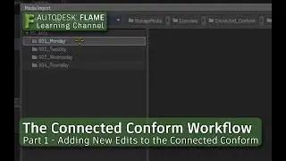 Versioning with Connected Conform - Part 1 - Flame 2018.2 Update