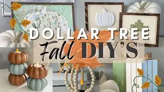 🍂 DOLLAR TREE FALL DIY 2024 | EASY HIGH END AUTUMN DECOR 2024 | Dollar Tree Fall Decor 🍂