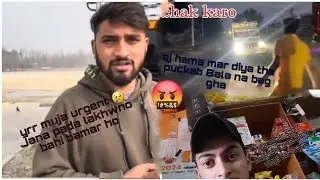 Anuj bahi ka sath hui ladhai 😭sethi bahi gha lakhwno truck 🚚 shoda ka #drivering @sethixpress