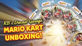 RACING TO THE FINISH! 🏎️ Mario Kart Hot Wheels Unboxing & Review!