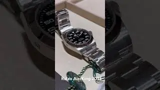 My new 2025 Rolex Air-King! #rolex #airking #watch #aviation