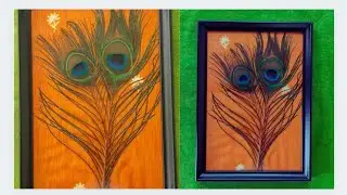 #shorts Photo frame | peacock feather