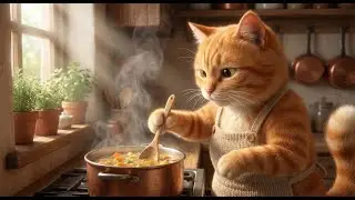 A Day in the Life of Mama Cat Fresh Market Vegetable Soup & Bedtime Routine 🌙