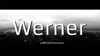 Как произносится Werner Andreas Albert на немецком языке?