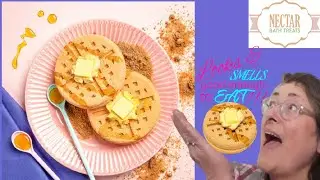 Nectar Waffle Bath Bomb ~ is it MORE LUXURIOUS than Fragrant Jewels???