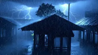 99% Fall Asleep Instantly | ASMR, Rain Sounds and Gentle Thunder White Noise for Sleep