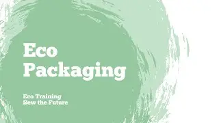 Upcycled eco packaging
