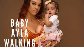 BIANNCA TEACHES AYLA TO WALK😍😍😍#SHORTS #theprincefamily #bianncaprince#damienprince