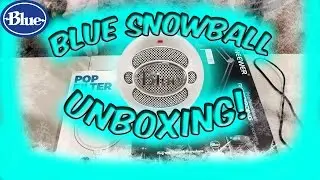 Blue snowball ice + Newer boom arm + Newer pop filter unboxing