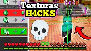 🔥LAS 8 TEXTURAS HACKS para MCPE 1.21.x!! 💀 | TRUCOS Y TRAMPAS en BEDROCK