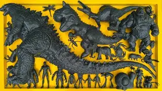 Dinosaurus Jurassic World Dominion: T-rex/ Brachiosaurus/ Skibidi/ Spider-Man/ KingKong/ KingGidorah