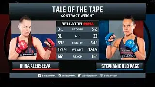 Ирина Алексеева х Стефани Пейдж (Bellator 269)