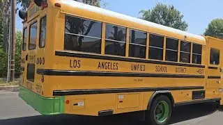 I recorded my bus driver start up bus 9207u in 8th grade (5-29-2025)