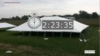 Time Lapse - 80 x 100 Classic Pole Tent Installation