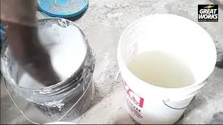 how to make a perfect screeding mixture for filling Gash by Screeder G