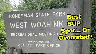 SUP Pacific Northwest | Paddleboarding Woahink Lake | Best of Oregon Coast near Honeyman State Park