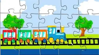 Puzzle Cartoon|Puzzle Game| Train CARTOON|мультфильм про машинки| Поезд