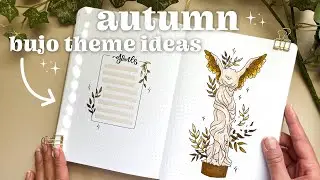 AUTUMN BULLET JOURNAL theme ideas 🍂 bullet journal ideas for beginners