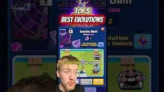 5 of the best evolutions this season! #clashroyale #clashroyaleshorts #supercell