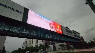 Middle Ring Road II Kuala Lumpur LED Screen Advertising Malaysia Digital Billboard Advertising
