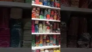 मेटल चूड़ी वेलवेट चूड़ी | Metal Bangles wholesale market in delhi | Designer Fancy Bangles#youtube