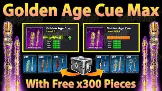 Golden Age Cue Max 😱 Free x300 Animated Cues 😱 8 Ball Pool Golden Age Cue Max - Shary jutt Gamer