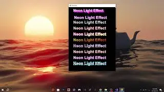 C# Windows Forms Custom Text Control Neon Glow Text Free Open Source