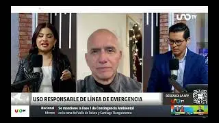 A las Nueve, con Juan Rivas y Sandra Moreno. UNO TV