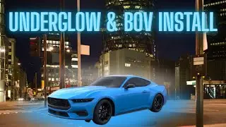 Christmas Part Install - 2025 Ecoboost Mustang GFB Blow Off Valve & Govee Underglow Install  