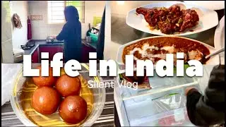 Silent Vlog | Deep Cleaning My Fridge & Kitchen | Organizing Vegetables | Lunch Outing & Gulab Jamun