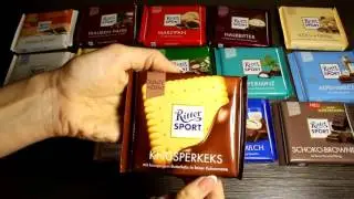 Шоколад Ritter sport 100 г черный, молочный, белый,с добавками.Магазин чая и кофе Aromisto(Аромисто)
