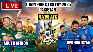 🔴SA VS AFG | 3rd Match | Icc Champions Trophy | Live Updates