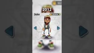 JAKE (2012 - 2024) | Subway Surfers Characters Evolution #subwaysurfers #shorts
