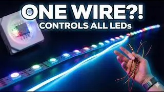 Jak ONE Wire steruje tysiącami diod LED RGB | Wyjaśnienie WS2812 i WS2811