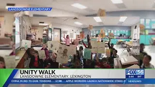 Lansdowne Elementary students host unity walk to encourage acceptance