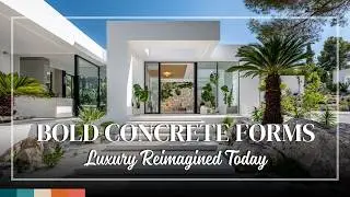 Brutalist Concrete Villas – Bold Modern Architecture Infused with Understated Opulence