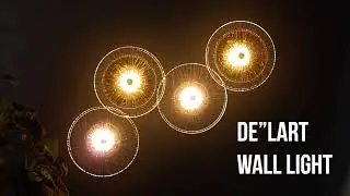 De L&rsquo;art Wall Light &ndash; Add a Touch of Artistic Luxury to Your Space | Harold Electricals