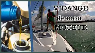 VOILIER: VIDANGE MOTEUR du Kelt 7.60 (Yanmar YSM8)