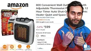 BEST PORTABLE ROOM HEATER UNDER 1000₹ | 𝕌ℕ𝔹𝕆𝕏𝕀ℕ𝔾 & ℝ𝔼𝕍𝕀𝔼𝕎 | WALL-MOUNTED ELECTRIC CONVECTOR HEATER 🔥