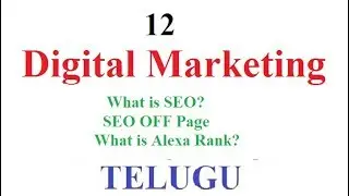 Digital Marketing Class 12 | What is SEO?|  SEO Off page optimization steps